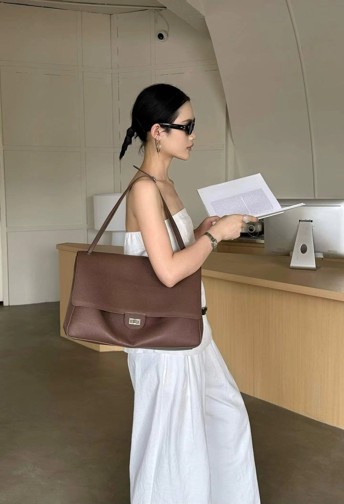 Eva Chevron Crossbody Bag