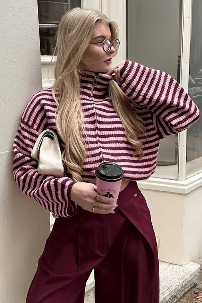 ZEYA - Adinda Knit Zip Sweater