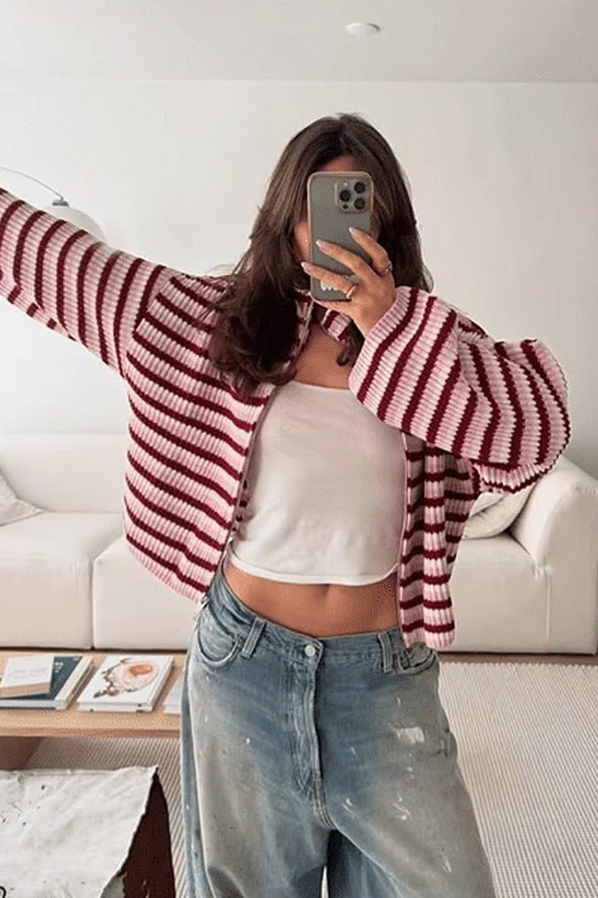 ZEYA - Adinda Knit Zip Sweater
