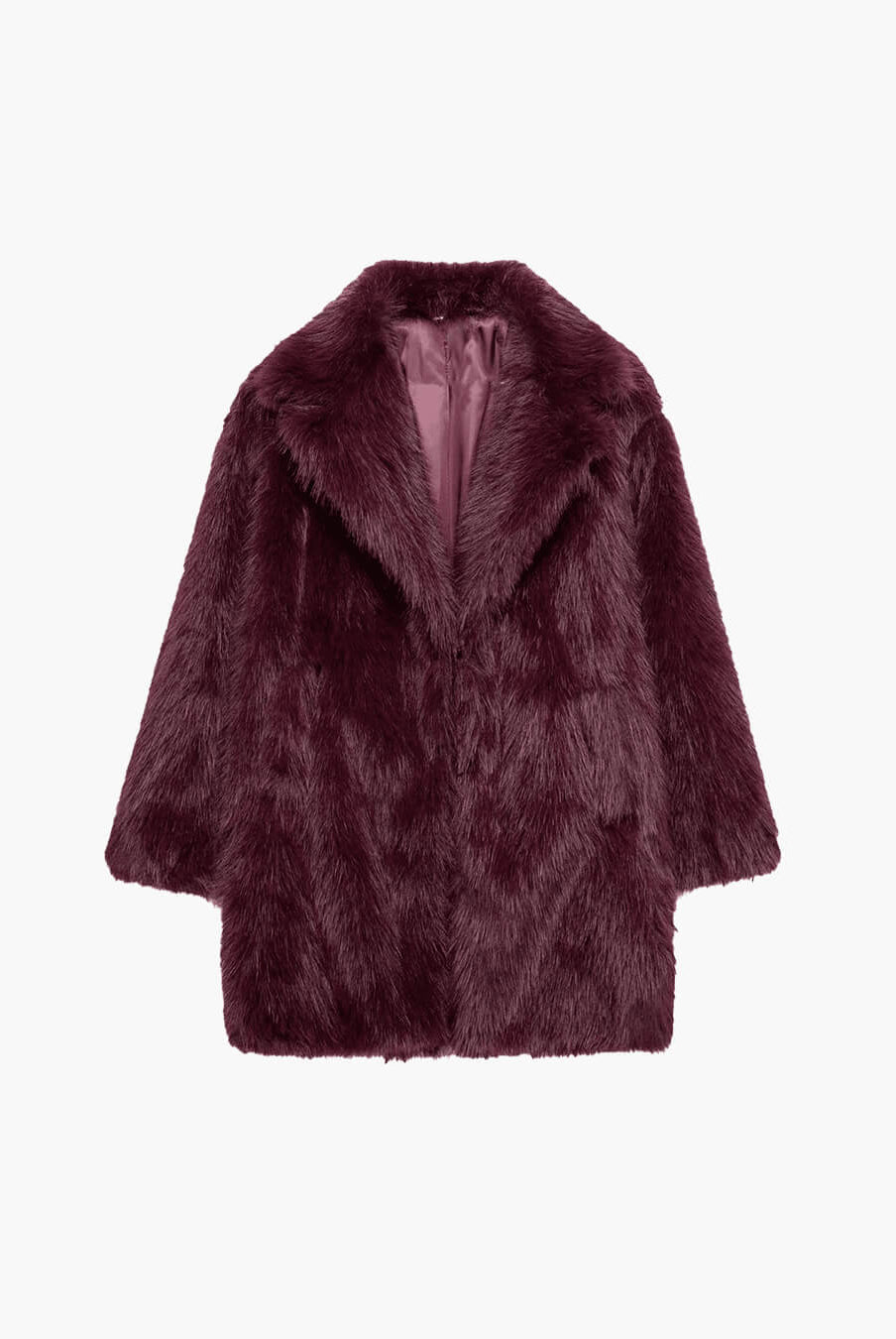ZEYA - Agnes Mid Length faux fur Coat