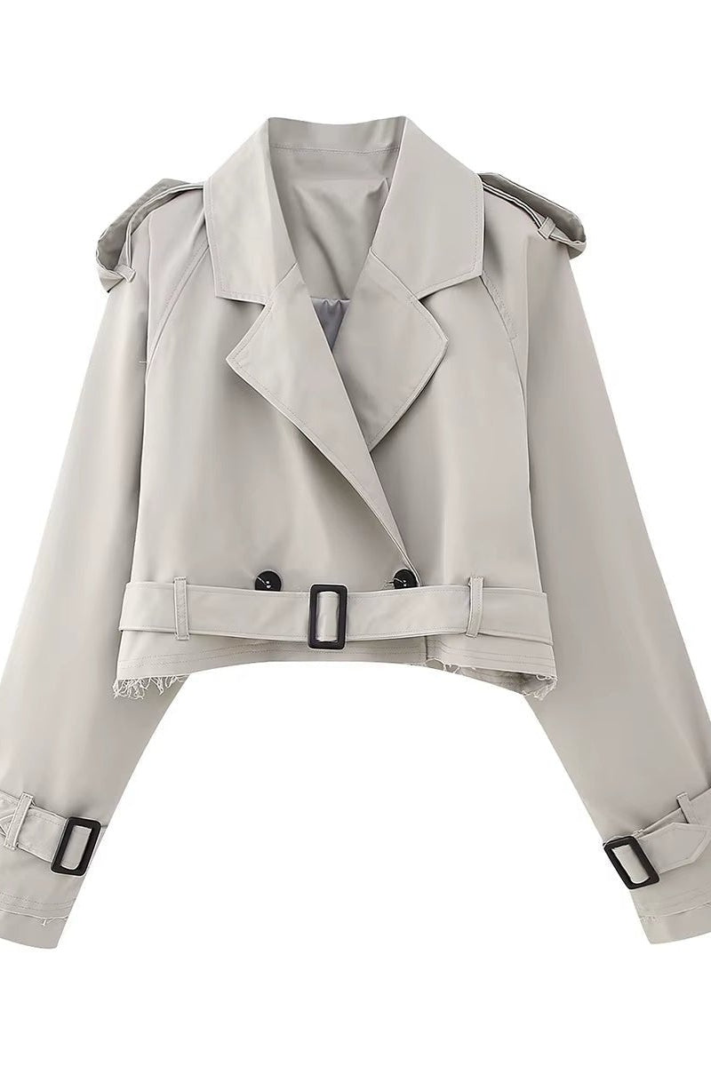 ZEYA - Aimee Cropped Trenchcoat