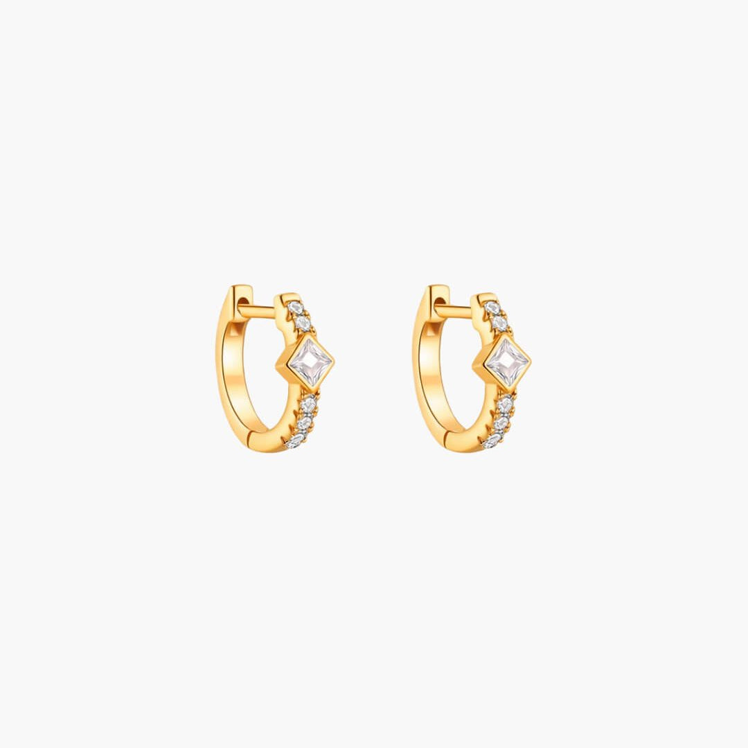 ZEYA - Amber Hoop Earrings