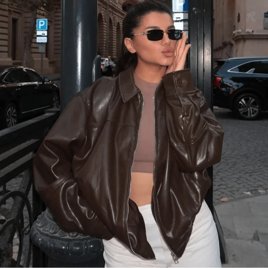 ZEYA - Aurora Vegan Leather Jacket