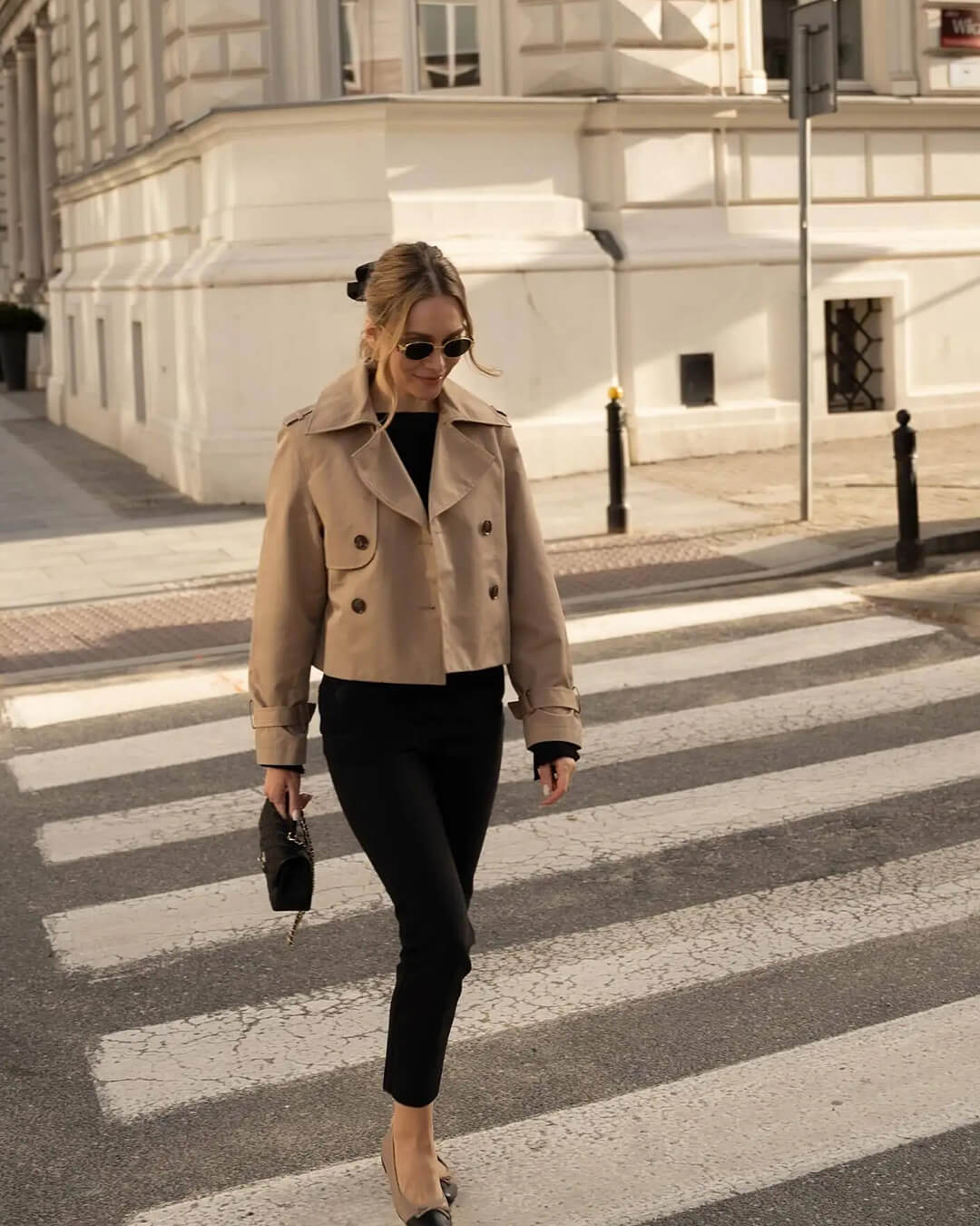 ZEYA - Bettany Cropped Trench Coat