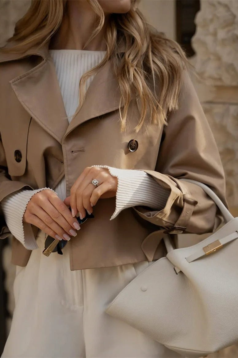 ZEYA - Bettany Cropped Trench Coat