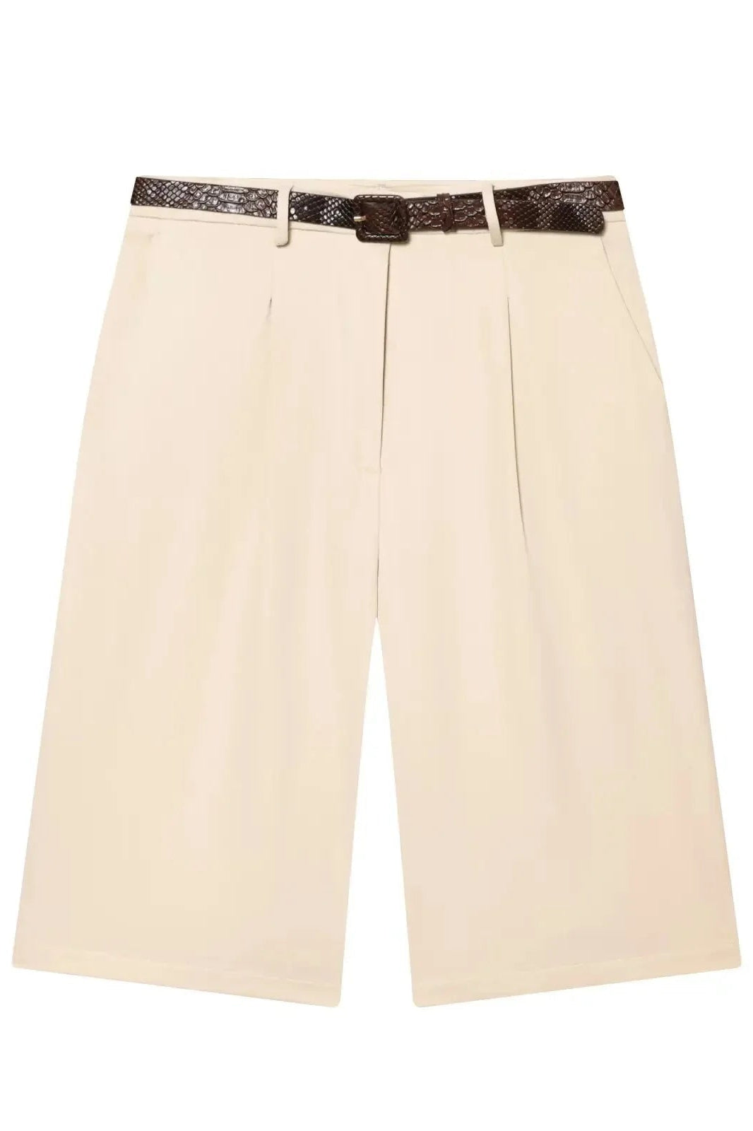 ZEYA - Bianca High Waist Bermuda Shorts with Belt