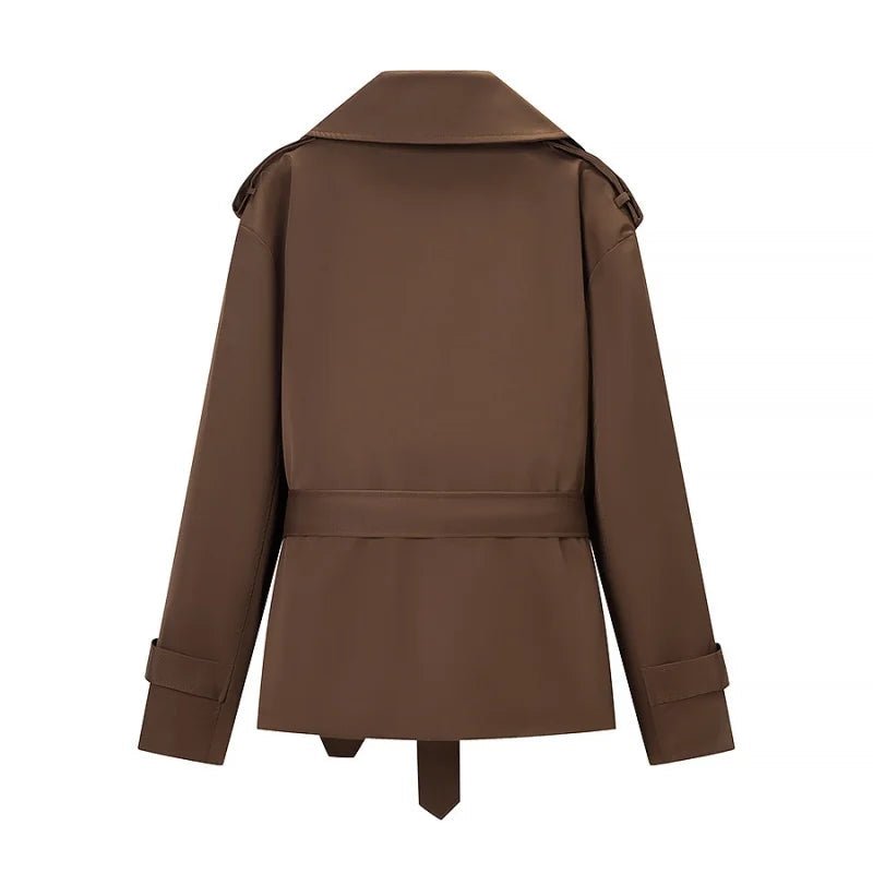 ZEYA - Candice Cropped Trench Coat