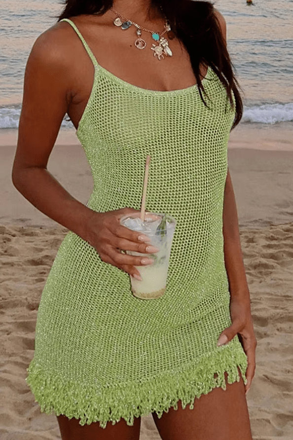 ZEYA - Candice Mesh Knit Bodycon Dress