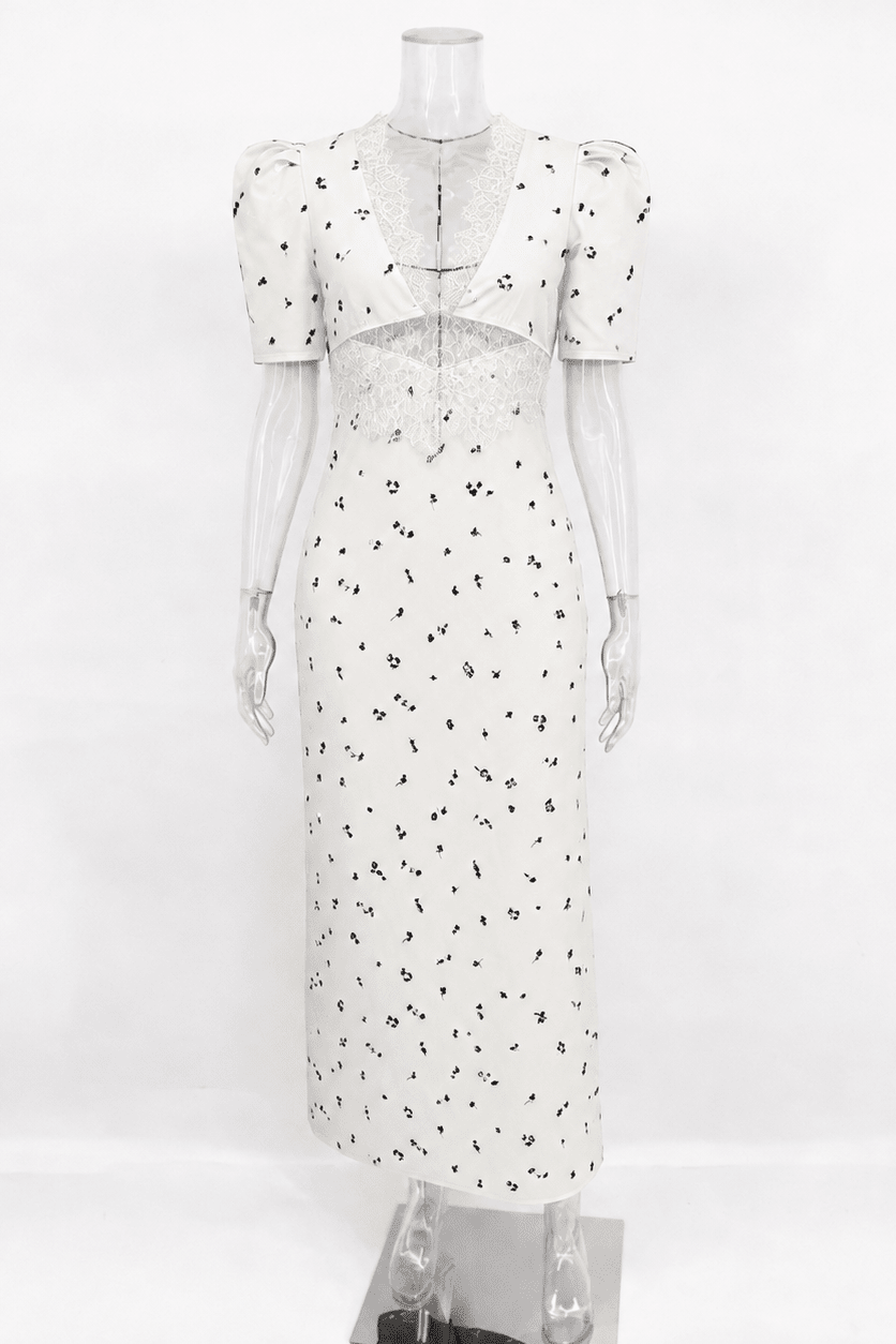 ZEYA - Celeste Puff Sleeve Lace Dress