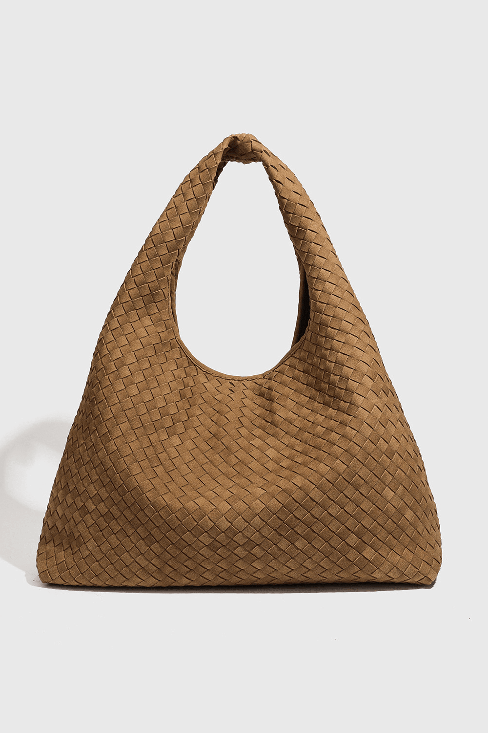 ZEYA - Clara Woven Faux Suede Tote Bag