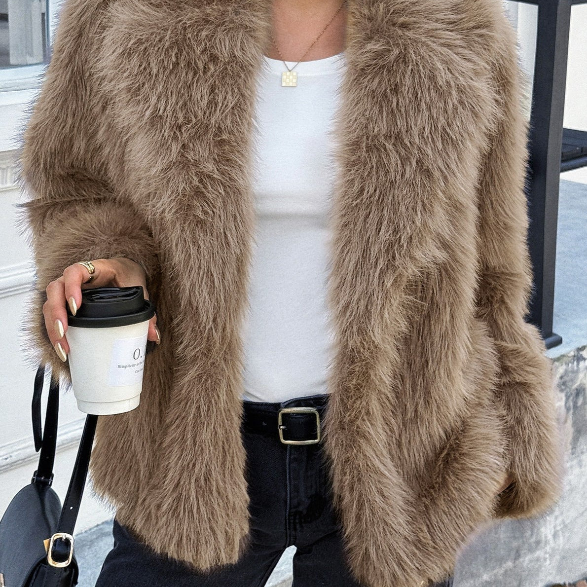 ZEYA - Desiree faux fur Coat