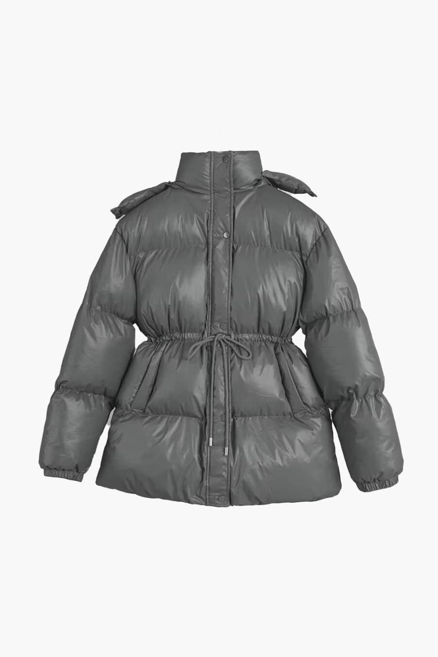 ZEYA - Elaine Drawstring Hooded Puffer Coat