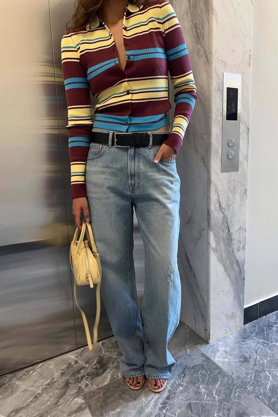 ZEYA - Ellie Striped Knit Cardigan