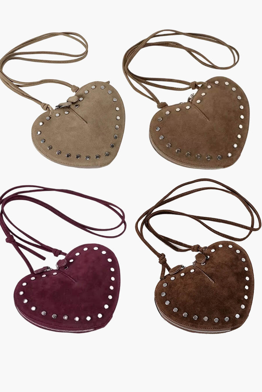 ZEYA - Esther Vintage Faux Suede Crossbody Bag