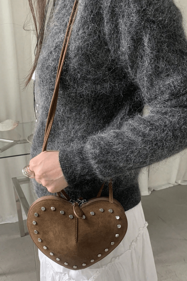 ZEYA - Esther Vintage Faux Suede Crossbody Bag