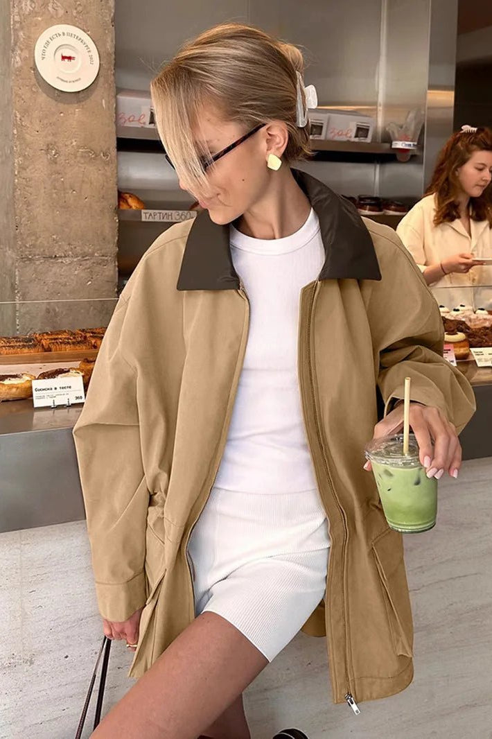 ZEYA - Evangeline Short Pocket Trench Coat