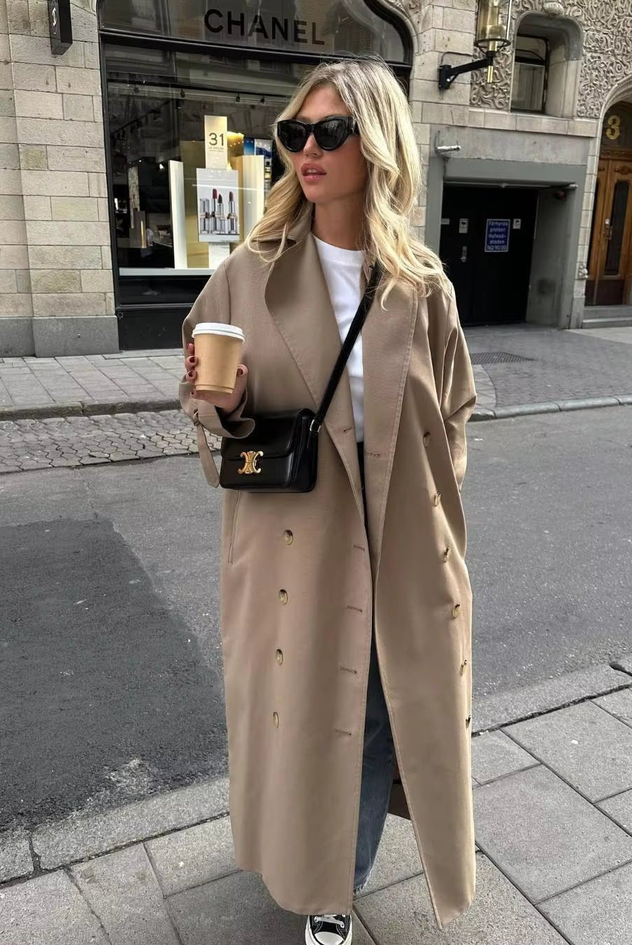 ZEYA - Evelyn Classic Double Breasted Trench Coat