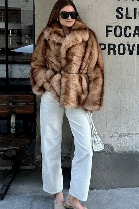 ZEYA - Fely Faux Fur Coat