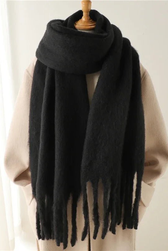 ZEYA - Gabriella Tasseled Winter Scarf