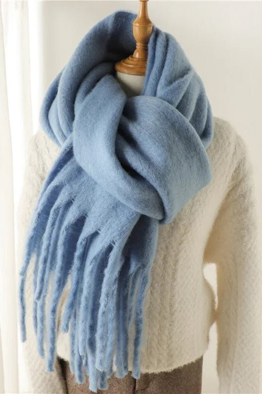 ZEYA - Gabriella Tasseled Winter Scarf