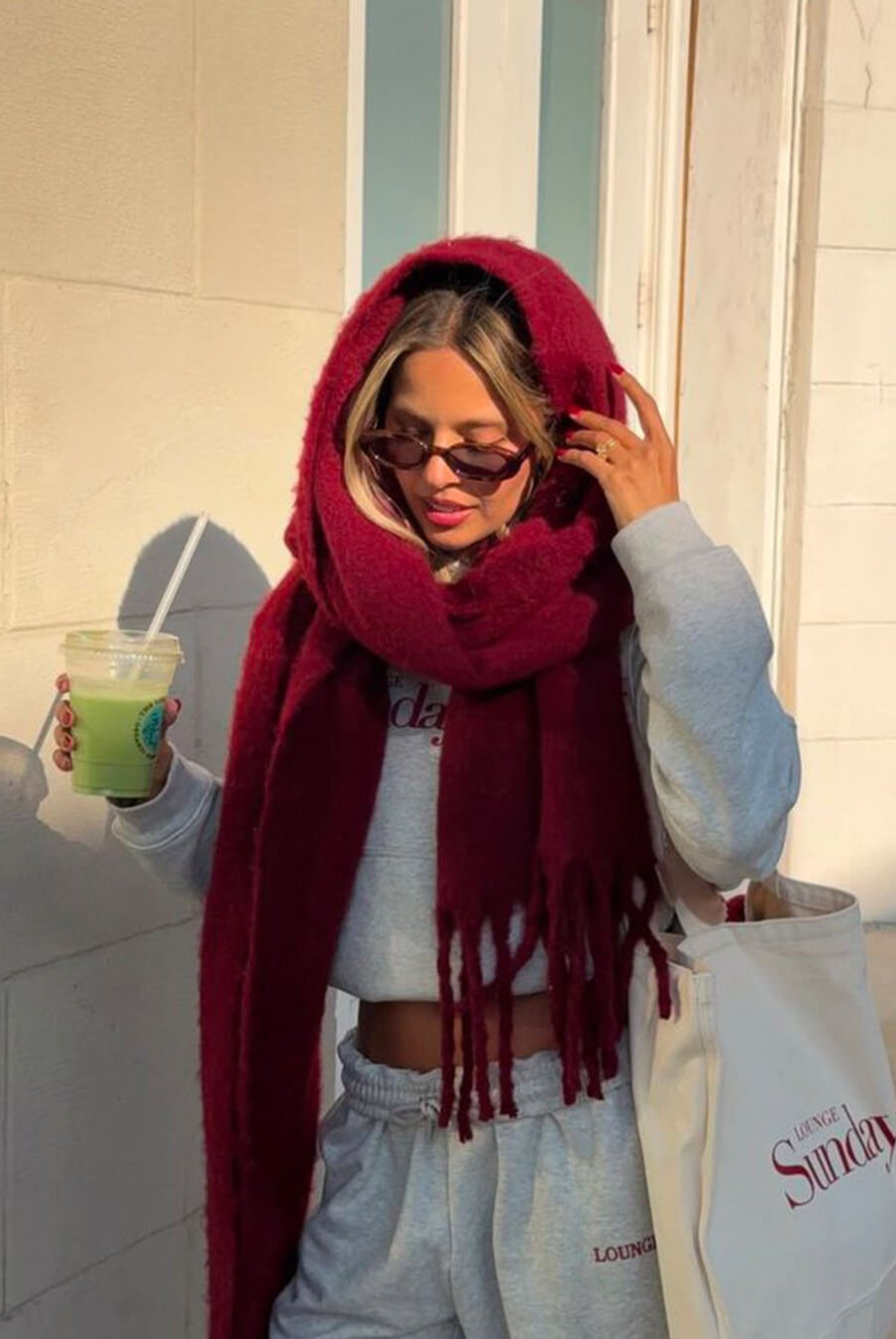 ZEYA - Gabriella Tasseled Winter Scarf