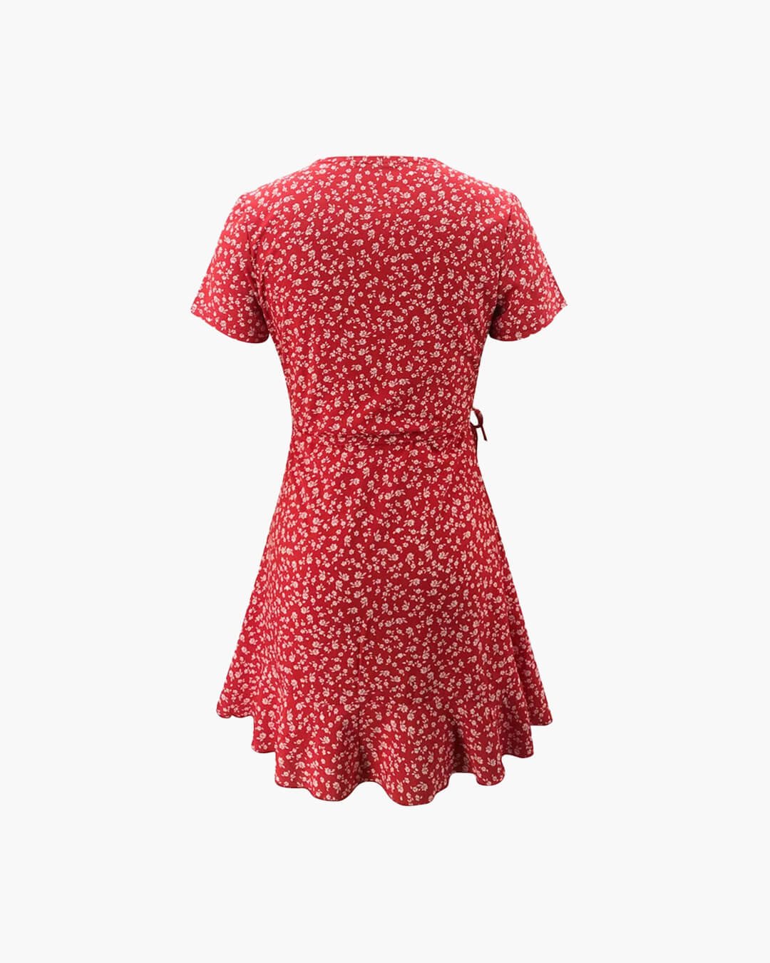 ZEYA - Gabrielle Floral V - Neck A - Line Mini Dress