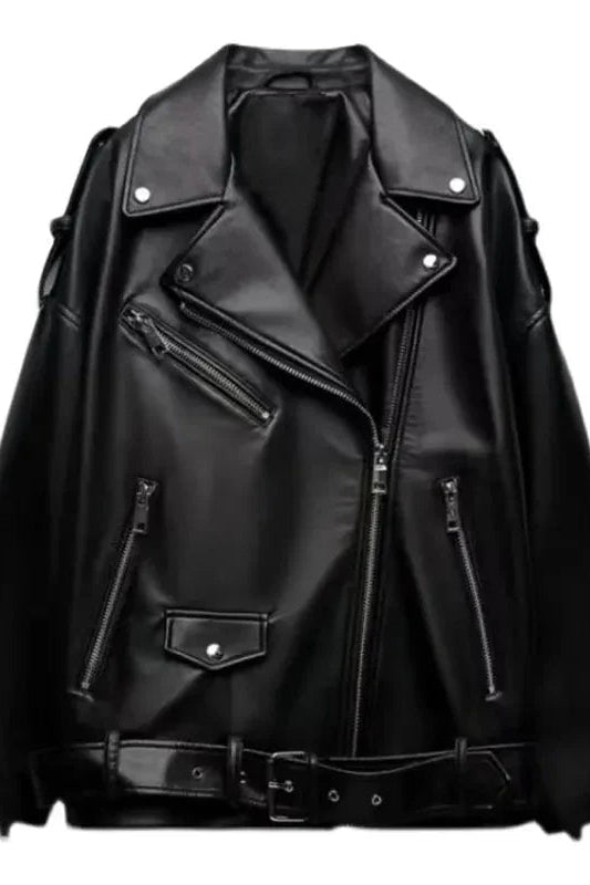 ZEYA - Gaea Biker Leather Jacket