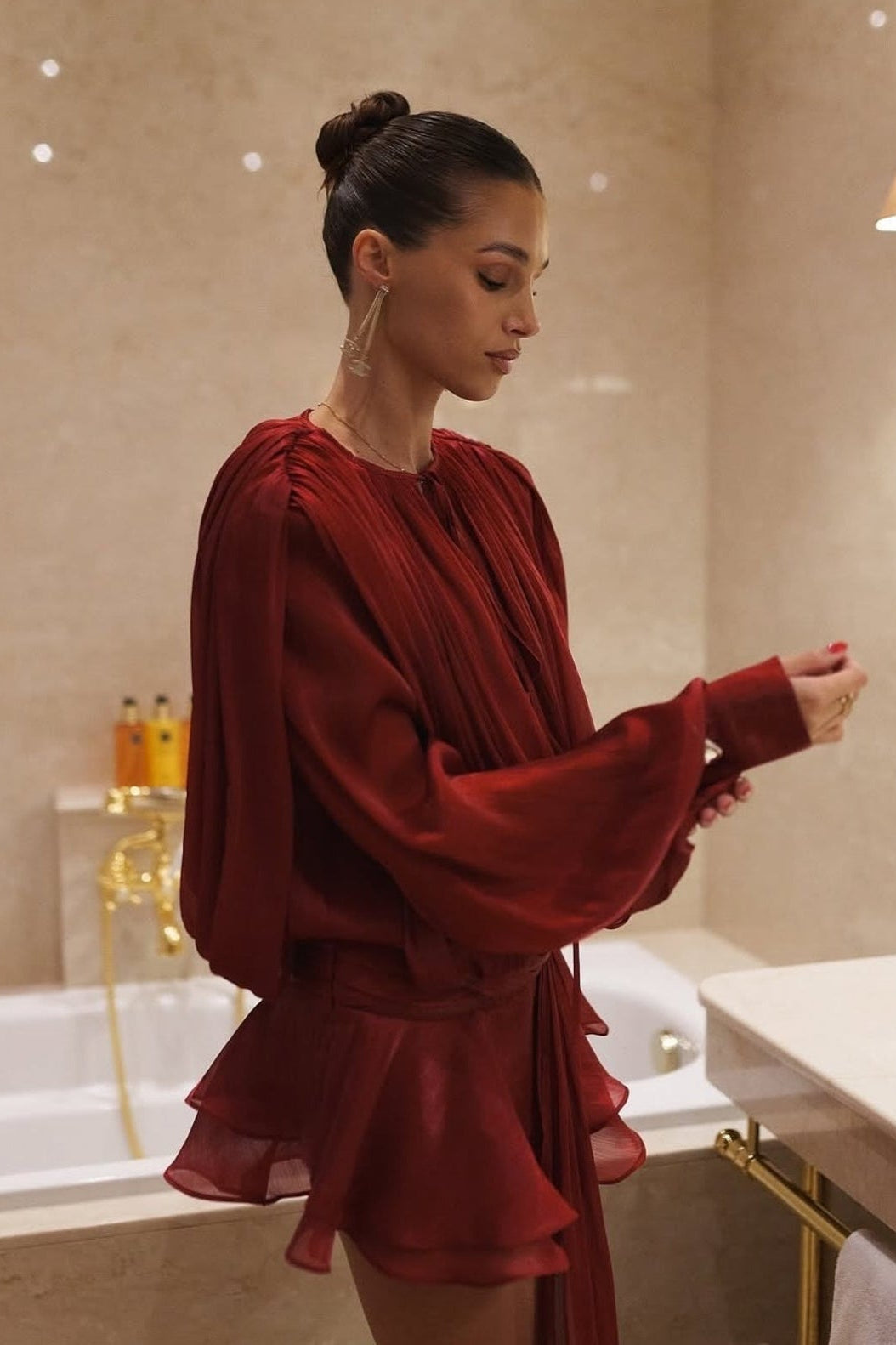ZEYA - Gilliane Blouson Mini Dress