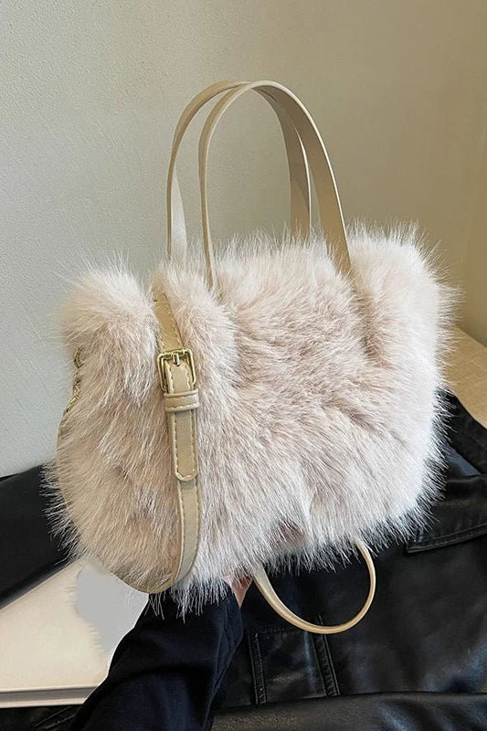 ZEYA - Giselle Faux Fur Crossbody Bag
