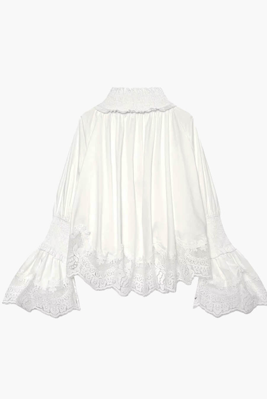 ZEYA - Gloria Embroidery Lace Trim Blouse