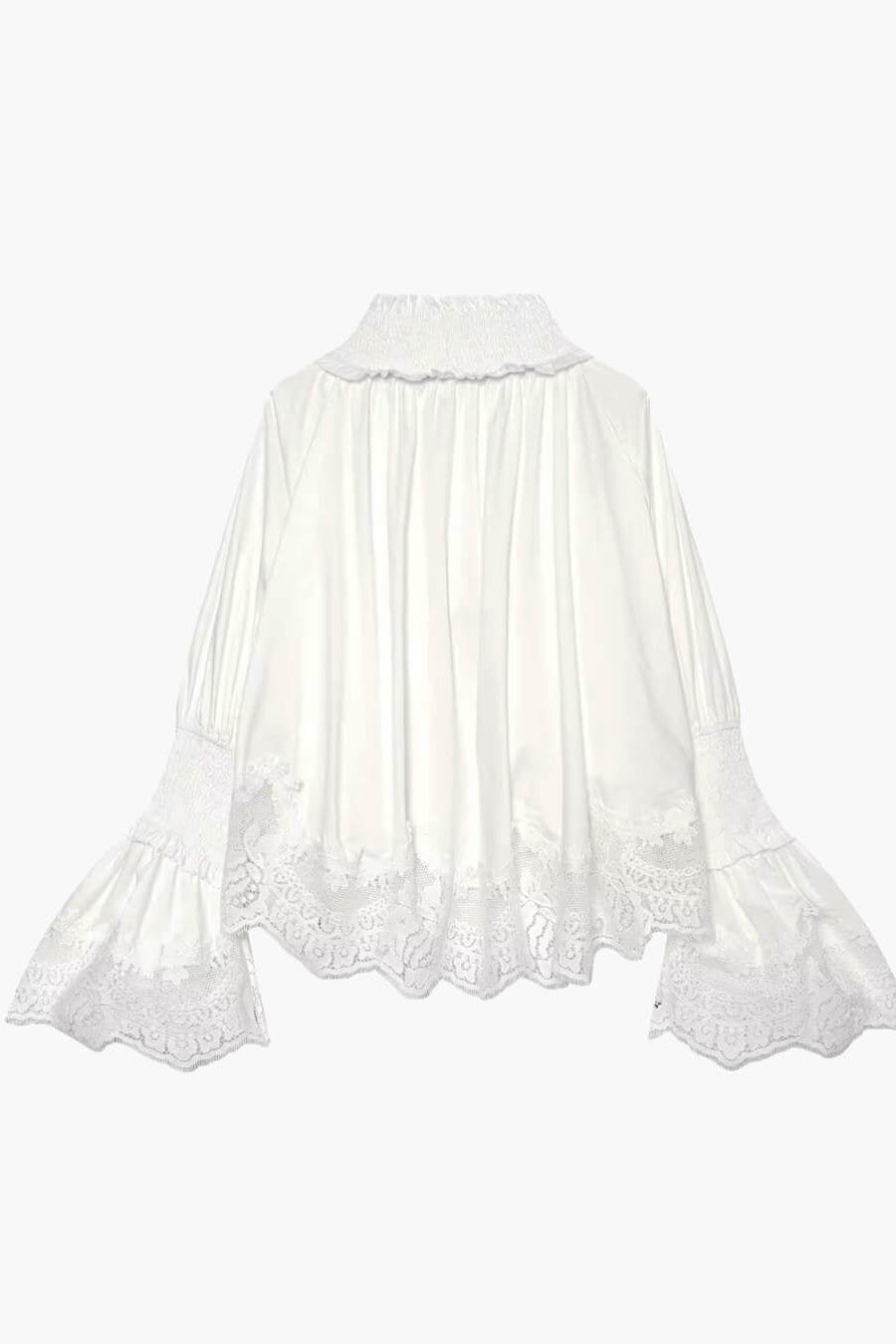 ZEYA - Gloria Embroidery Lace Trim Blouse