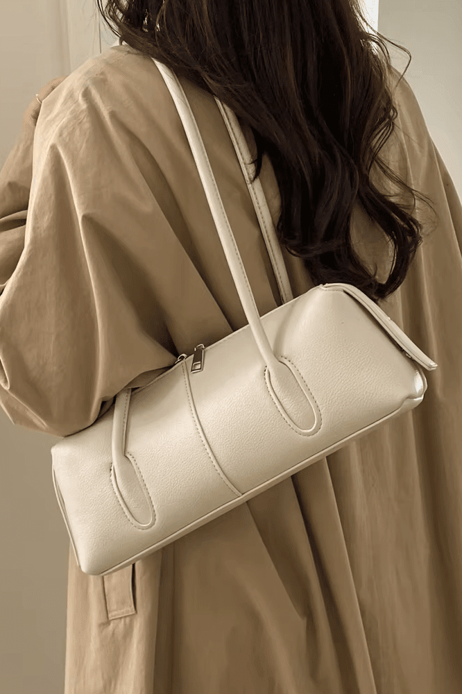 ZEYA - Hannah Cylindrical Leather Shoulder Bag