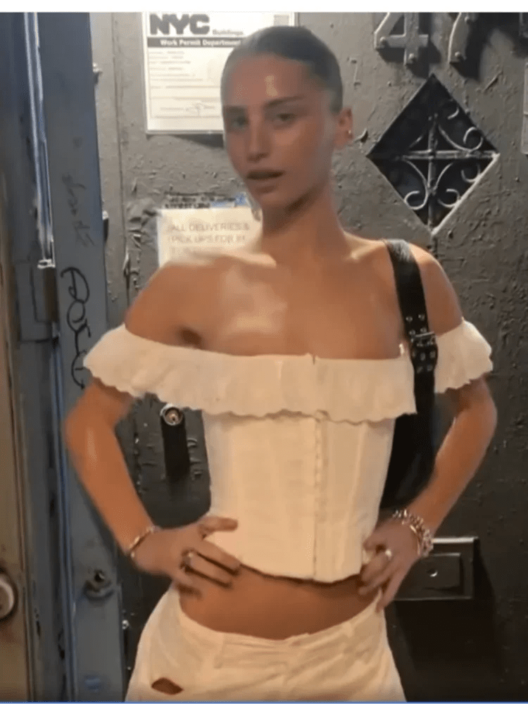 ZEYA - Johanna Ruffled Corset Top