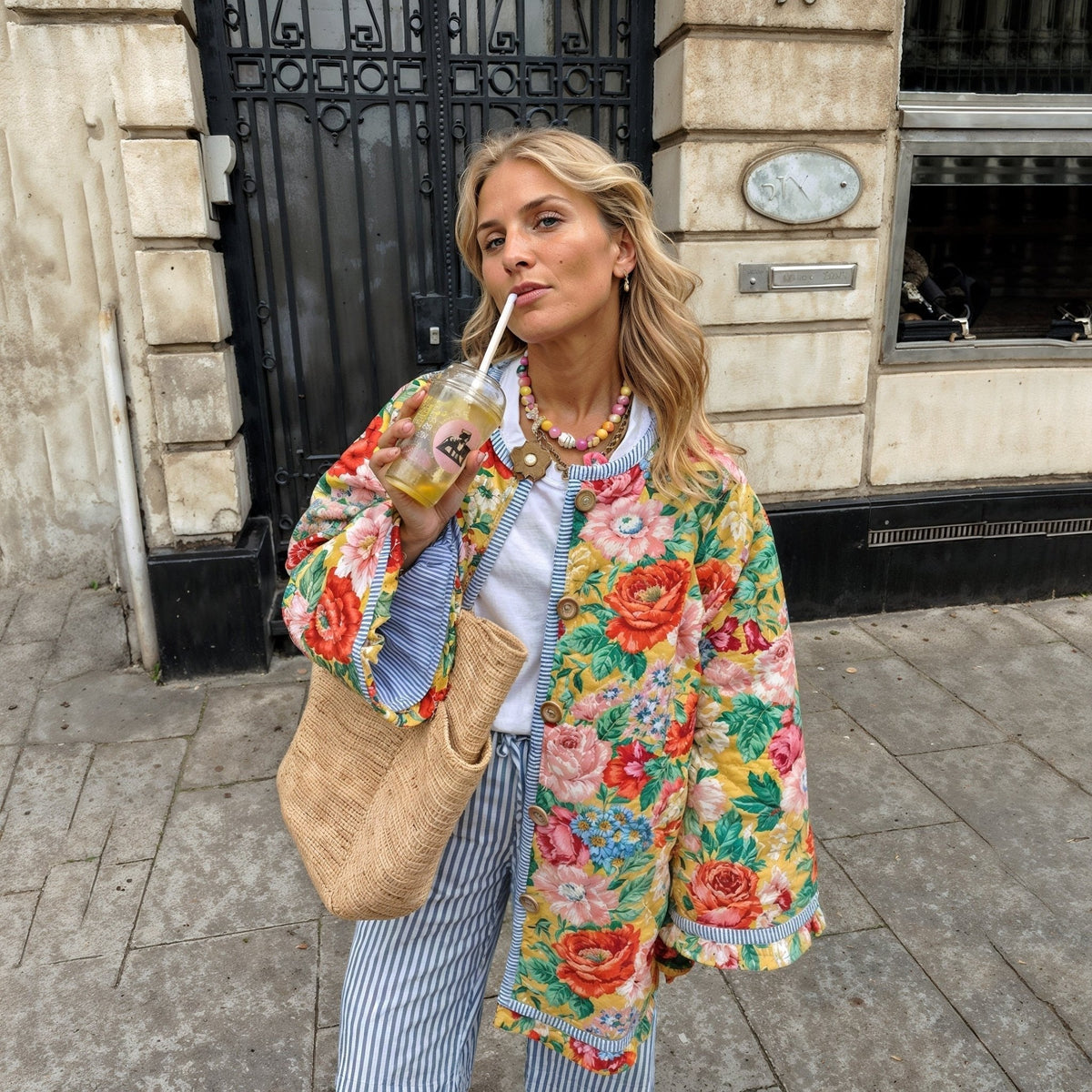 ZEYA - Jona Quilted Floral Jacket