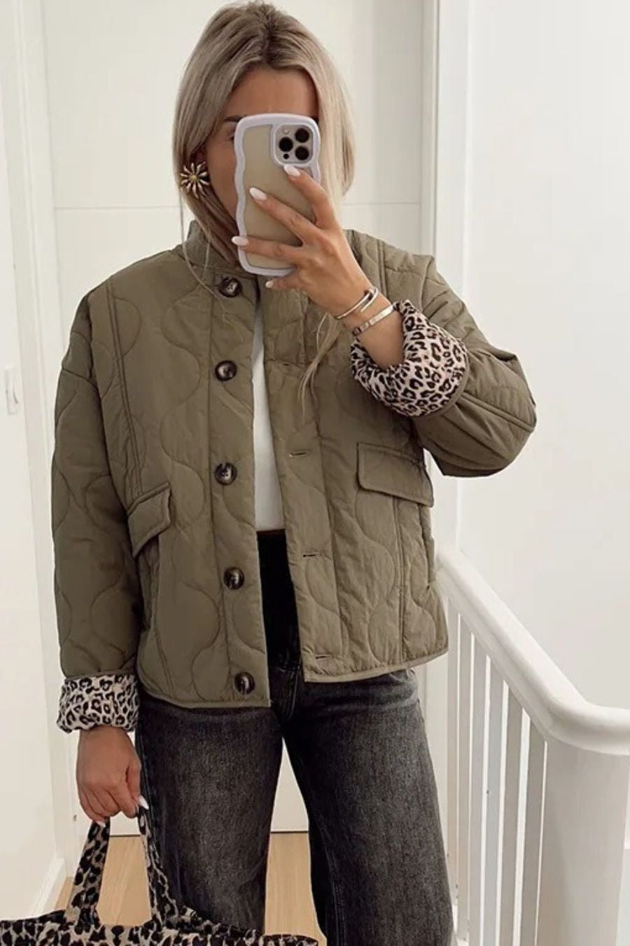 ZEYA - Julia Quilted Bomber Jacket
