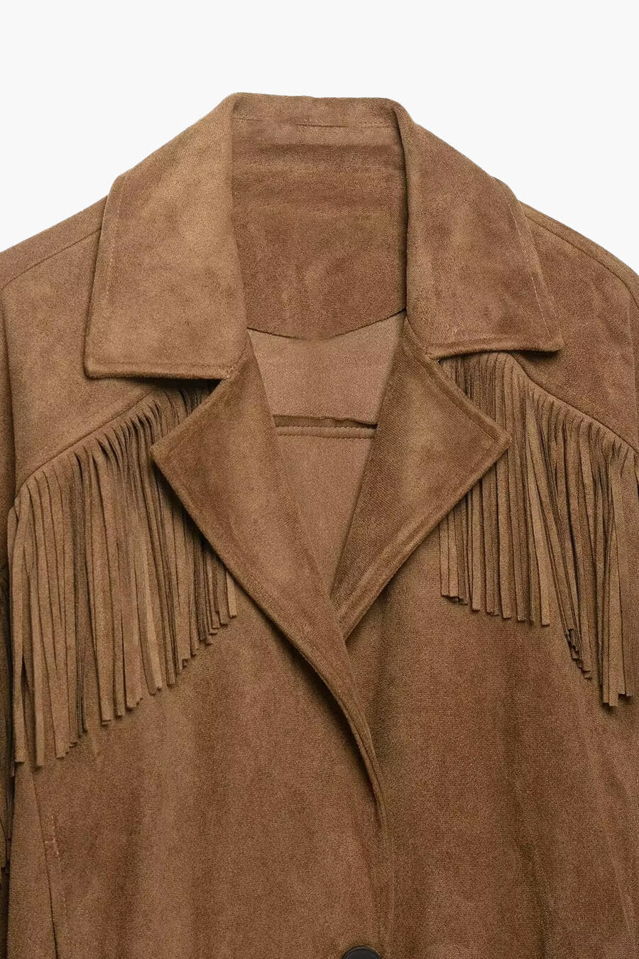 ZEYA - Julie Faux Suede Fringe Western Jacket