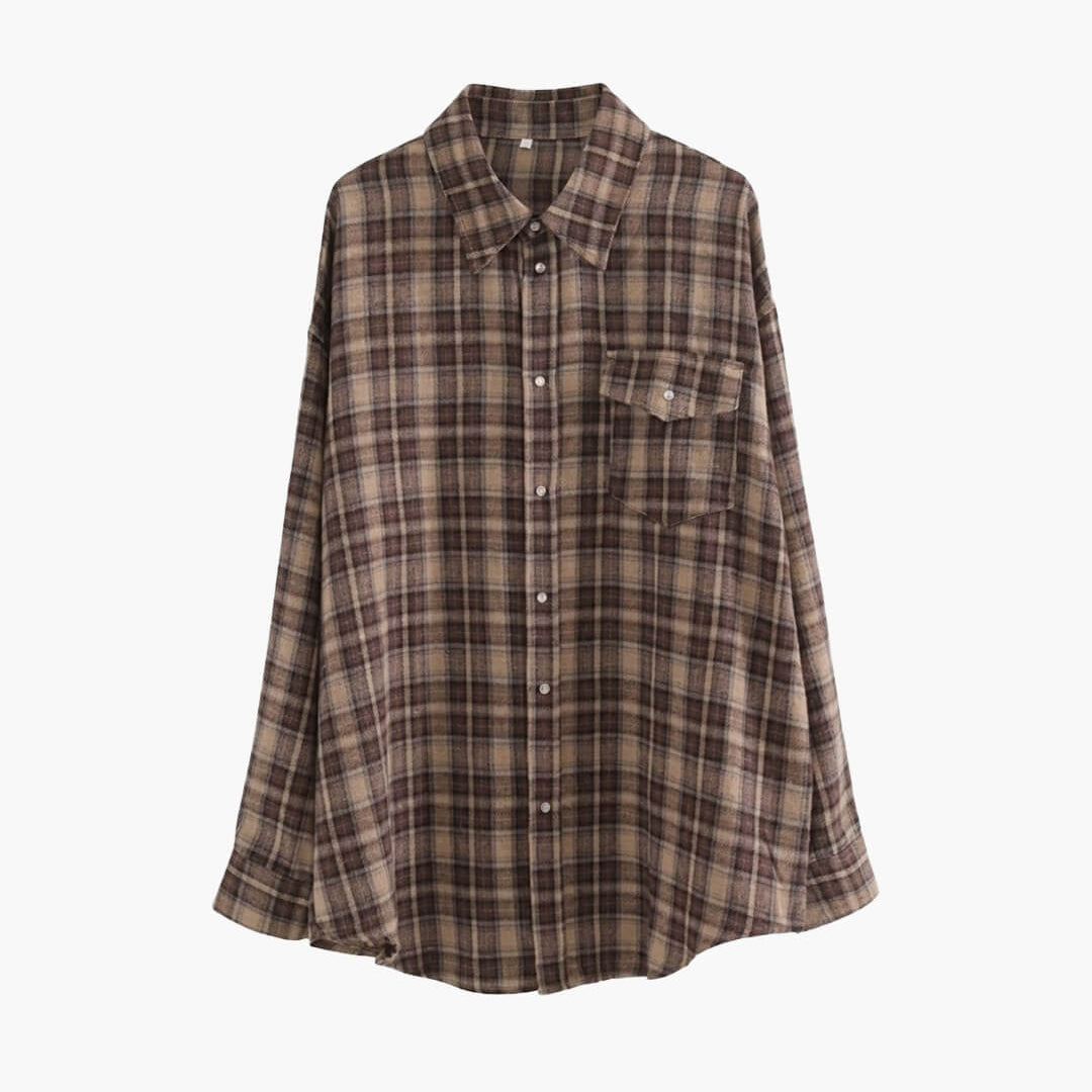 ZEYA - Kate Oversized Plaid Shirt