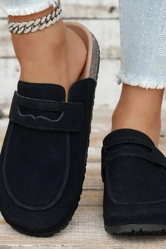 ZEYA - Klea Cork Suede Mules