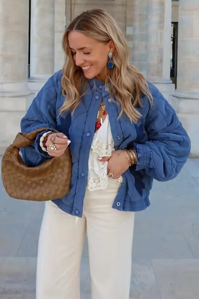 ZEYA - Leonie Quilted Embroidered Jacket