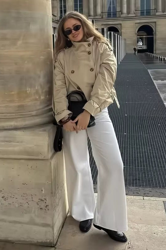 ZEYA - Lisa Cropped Trench Coat