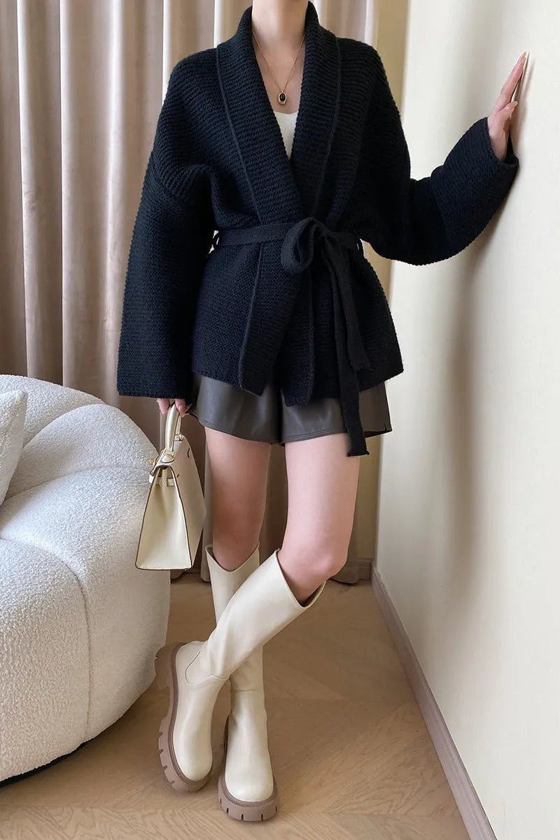 ZEYA - Madilyn Belted Knit Cardigan