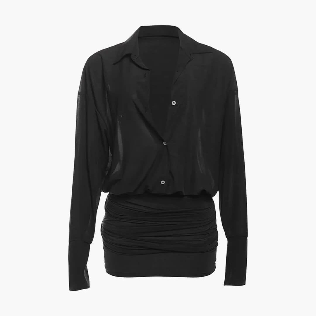 ZEYA - Maya Long Sleeve Shirt Dress