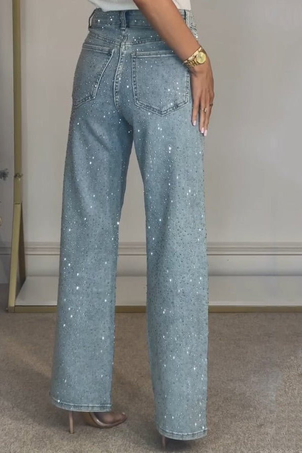 ZEYA - Mica High - Waist Glitter Jeans