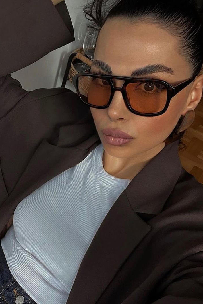 ZEYA - Monica Oversized Cat-Eye Sunglasses