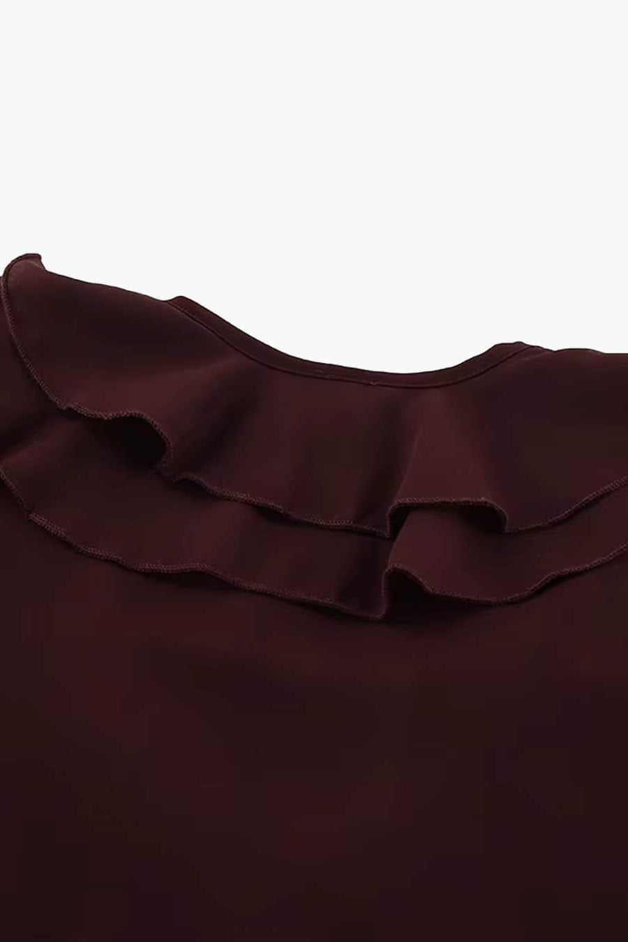 ZEYA - Monica Tie Neck Ruffled Blouse
