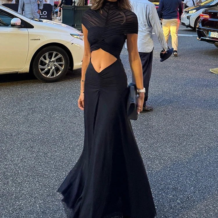 ZEYA - Natasha Ruched Bodycon Maxi Dress