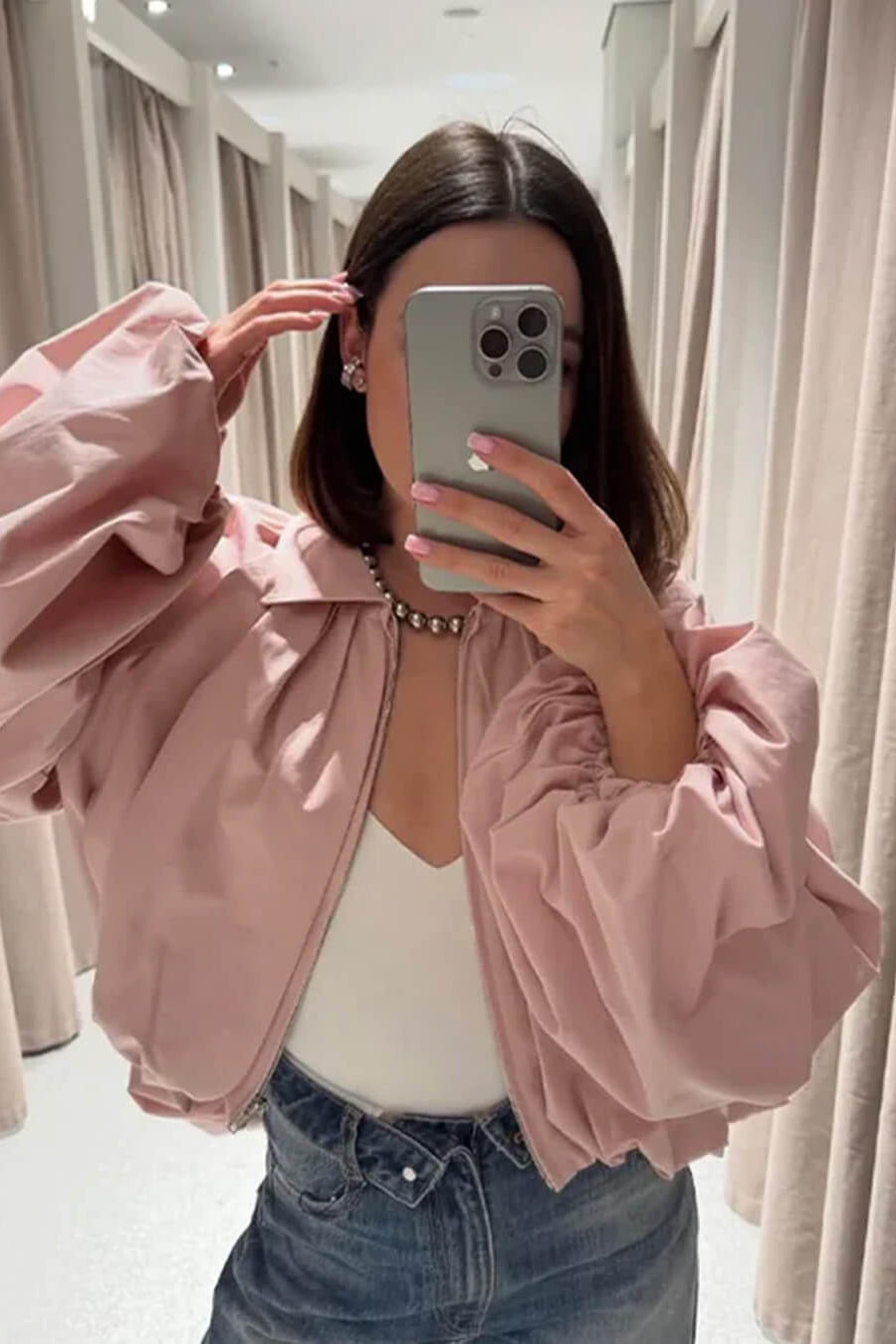 ZEYA - Nova Oversized Bomber Jacket