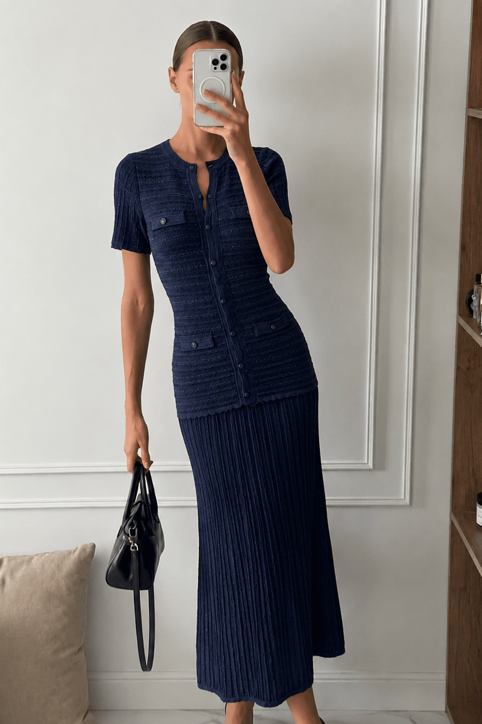 ZEYA - Sadie Ribbed Knit Maxi Dress