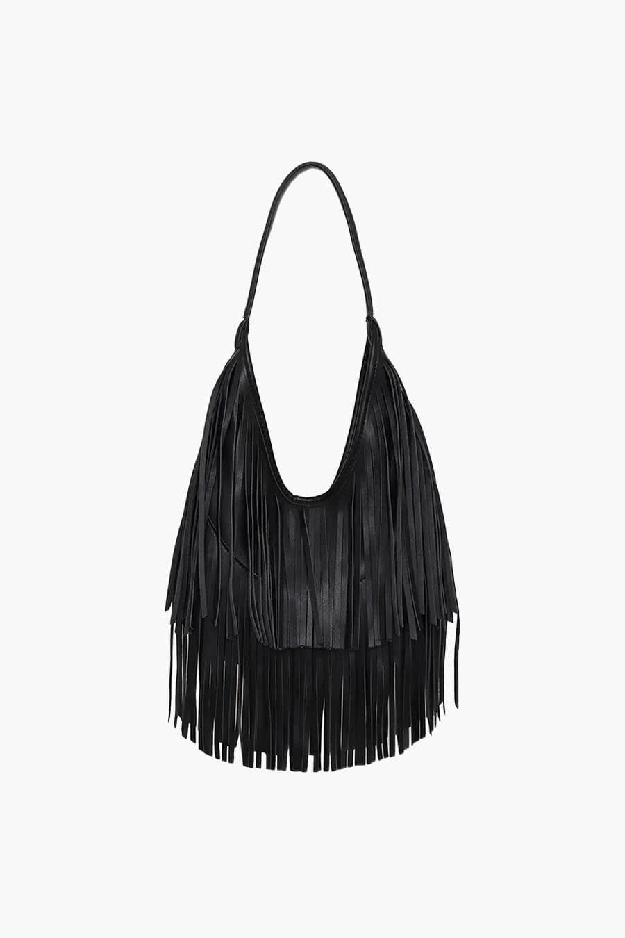 ZEYA - Valerie Tasseled Hobo Bag