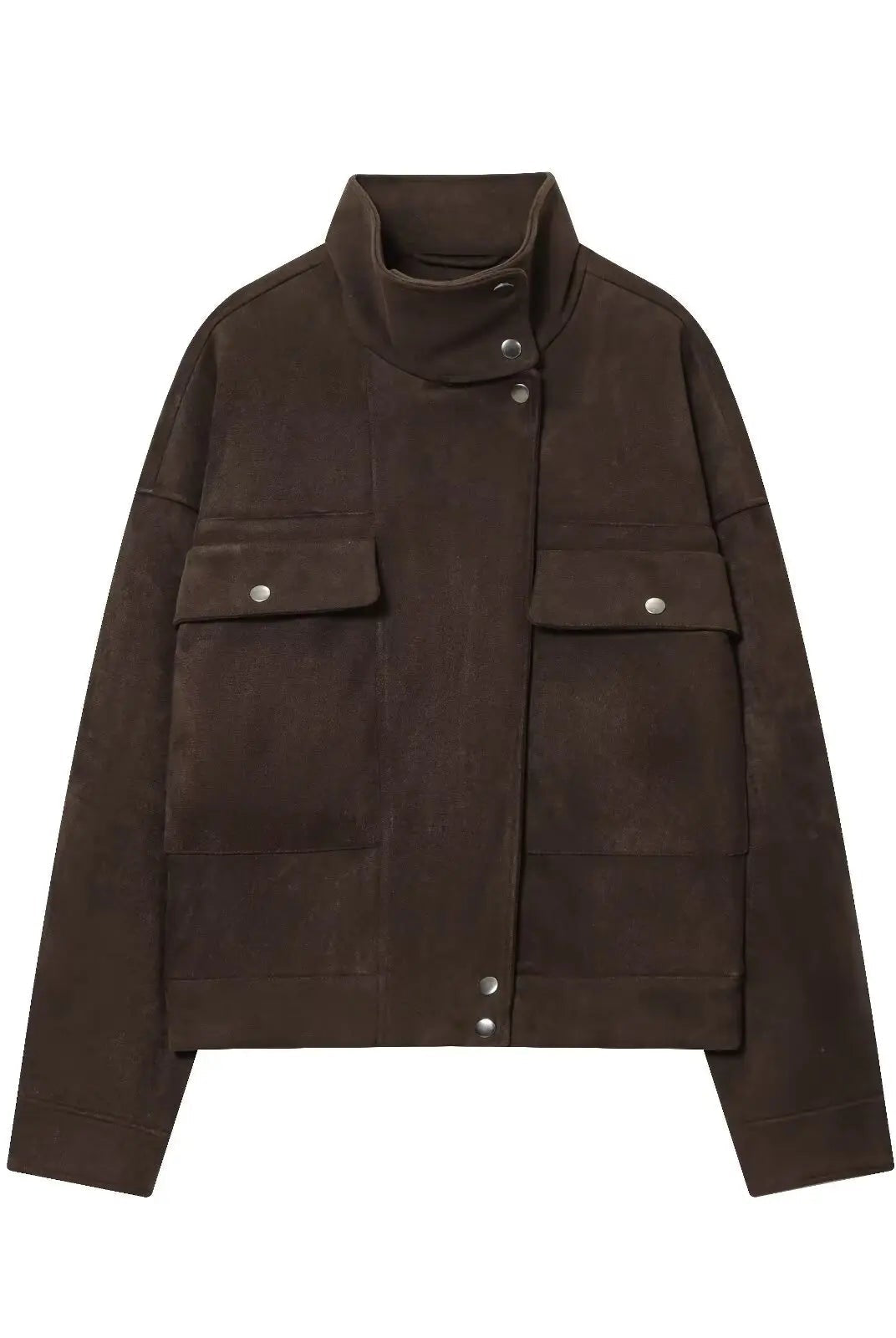 ZEYA - Zoe Vintage Oversized Bomber Jacket